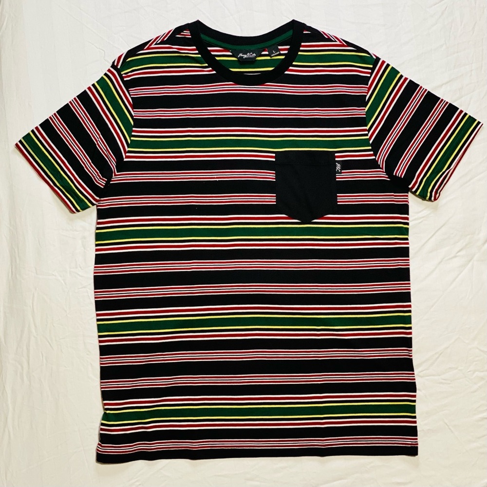 NWOT Striped T-Shirt w/ Chest Pocket